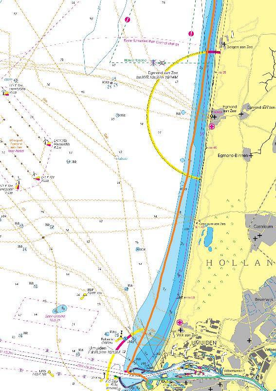 Vrouw over boord en schip gestrand Noordzee - door: JB-NL
